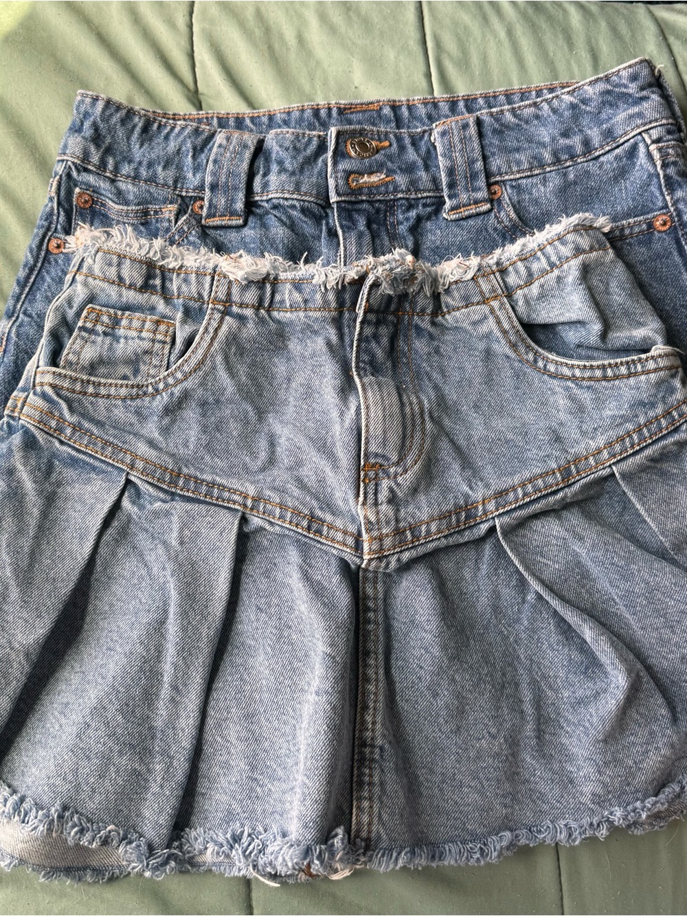2 Denim skirt, American Eagle Outfitters and Cotton on
